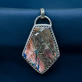 Petrified Collawood Sterling Silver Pendant. $90