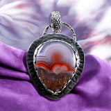 Agua Neuva Agate Sterling Silver Pendant.   $80