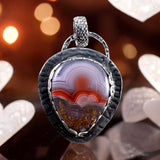 Agua Neuva Agate Sterling Silver Pendant.   $80