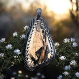 Pacific Picasso Jasper Sterling Silver Pendant.    $75