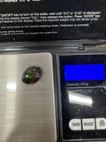 Black Ethiopian Opal 5 carat Sterling Silver Pendant   $150
