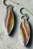 Agate Sterling Silver Earrings.  $50