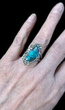 Shattuckite Sterling Silver RING SIZED TO ORDER.  $55