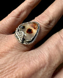 Montana Agate Sterling Silver RING SIZED TO ORDER.    $55