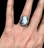 Dendritic Opal Sterling Silver RING SIZED TO ORDER.    $50