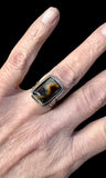 Montana Agate Sterling and gold filled RING SIZED TO ORDER.     $60