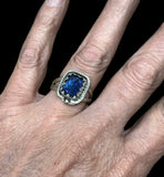 Tanzanite Sterling Silver RING SIZED TO ORDER.     $60 .