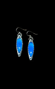 Reserved for Lori 💙💙💙💙Chalcedony Sterling Silver Earrings.    $45