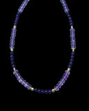 Amethyst Gold-filled gemstone beaded necklace.     $60