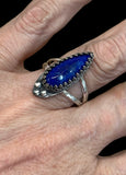 Lapis Lazuli Sterling Silver Ring SIZED TO ORDER.  B$50