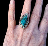 Shattuckite Sterling Silver RING SIZED TO ORDER.     $55