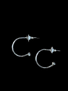 Sterling Silver Hoop Earrings.   $45