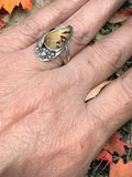 Montana Agate Sterling Silver RING SIZED TO ORDER.    $50