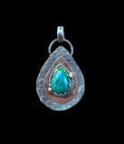 Parrot Wing sterling silver pendant $70