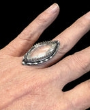 Quartz Sterling Silver Ring SIZED TO ORDER.   $55