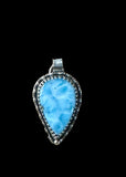 Larimar Sterling Silver Pendant.  $70