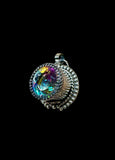 Mystic Topaz Sterling Silver Pendant.     $90