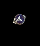 Purple Passion ( Parcelas) agate sterling silver RING SIZED TO ORDER.   $55