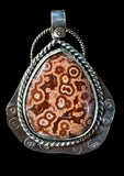 River Jasper Sterling Silver Pendant.    $75