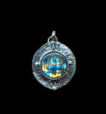 Labradorite sterling silver pendant.  $60