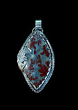 Chinese Dendritic Jasper Sterling silver Pendant.   $70