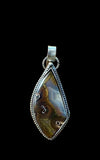 Turkish Agate Sterling Silver Pendant.    $65