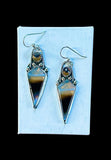 Montana Agate Sterling silver earrings.   $50