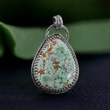 Australian Variscite  Sterling Silver Pendant   $75