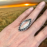 Quartz Sterling Silver Ring SIZED TO ORDER.   $55