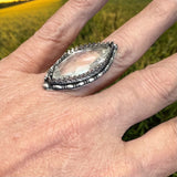 Quartz Sterling Silver Ring SIZED TO ORDER.   $55