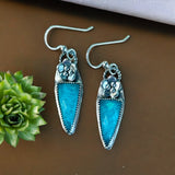 Amazonite Sterling Silver Earrings.    $45