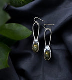 Labradorite Sterling Silver  Earrings.  $45