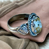 Ocean Jasper Sterling Silver Ring SIZED TO ORDER.    $55