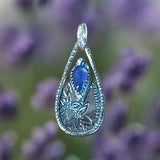 Tanzanite Sterling Silver Pendant.    $55