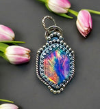 Aura Opal Gold-filled and Sterling silver pendant.    $55