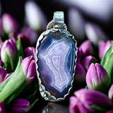 Purple Passion Sterling Silver Pendant.    $70