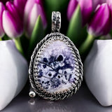 Morado Opal (Mexican Tiffany Stone ) Sterling silver pendant  $90