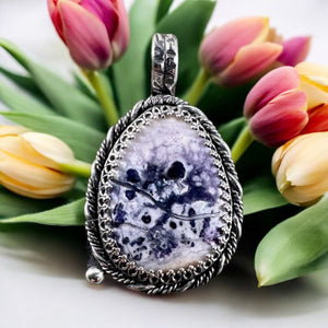 Morado Opal (Mexican Tiffany Stone ) Sterling silver pendant  $90