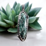 Turkish green Opal Sterling Silver Pendant.  $75