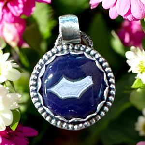 Purple Passion Sterling Silver small pendant.     $50