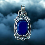 Lapis Luzuli  small Sterling Silver Pendant      $50