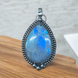 Reserved for Paige Moonstone Sterling Silver Pendant