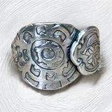 Sterling silver flower ring SIZED TO ORDER     $55