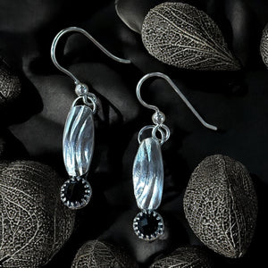 Onyx Sterling Earrings    $50