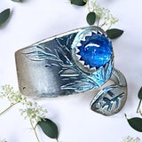 Kyanite sterling silver ring SIZED TO ORDER     $55