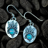 Ethiopian Opal Sterling Silver Earrings.    $50