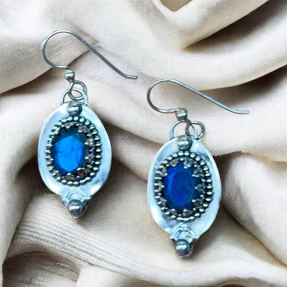 Labradorite Sterling Silver Earrings.    $50