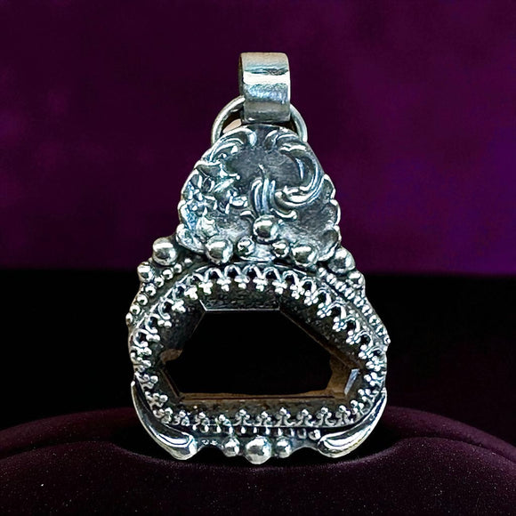 Smoky Quartz Sterling Silver Pendant.     $75