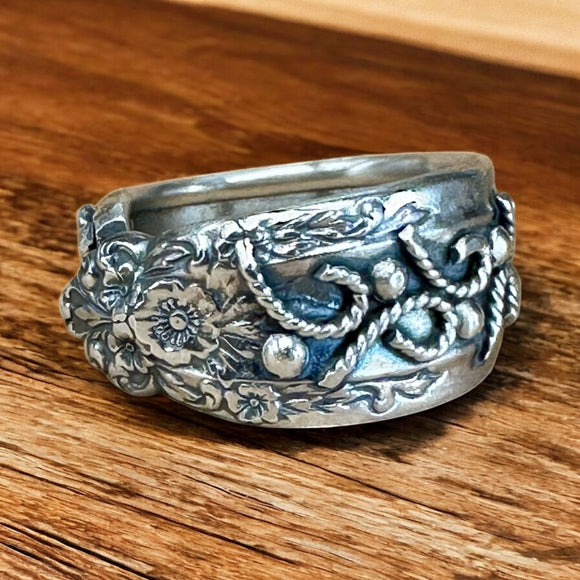 Sterling silver Spoon Ring     $70
