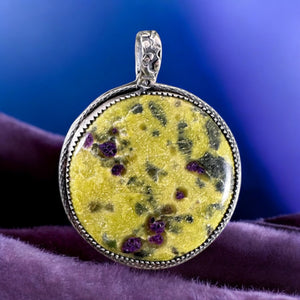 Atlantasite Sterling Silver Pendant     $75